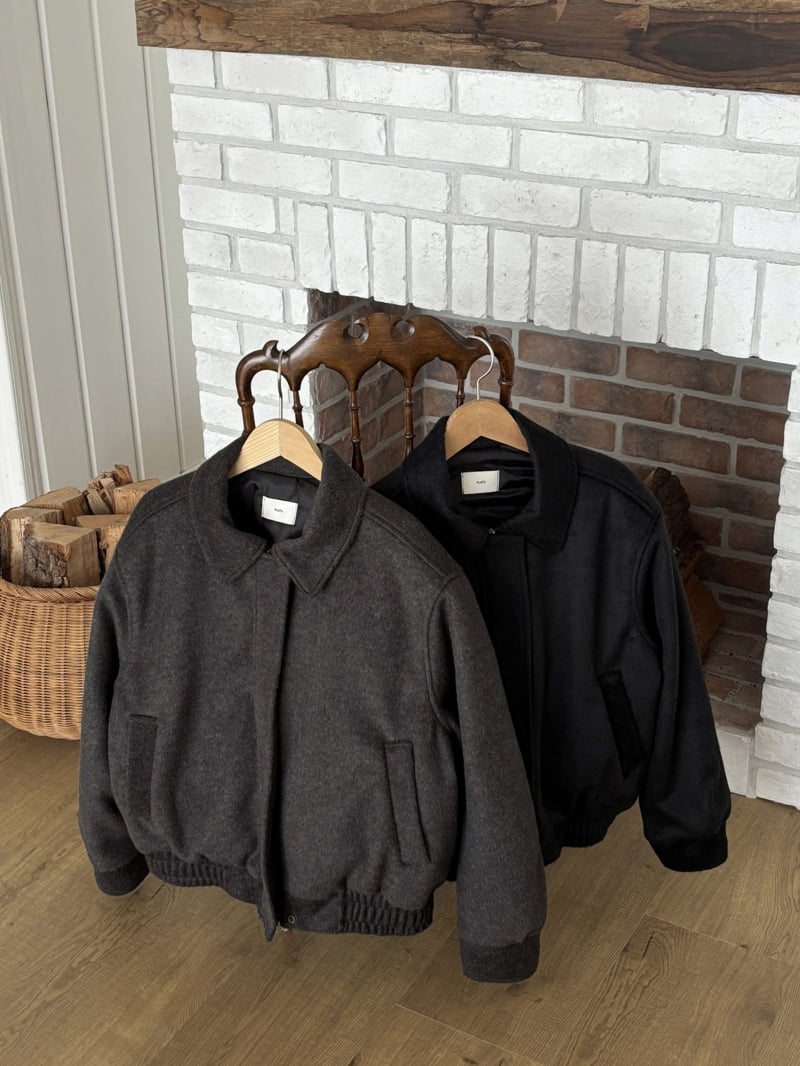 Flatyou - Korean Women Fashion - #momslook - Mohair Blouson - 3