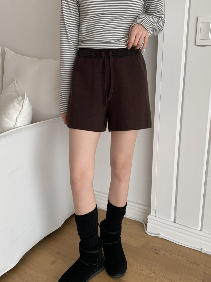 Flatyou - Korean Women Fashion - #momslook - Minimal Soft Knit Pants - 10