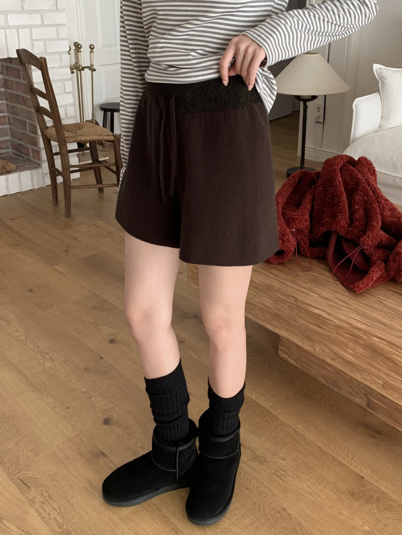 Flatyou - Korean Women Fashion - #momslook - Minimal Soft Knit Pants - 6