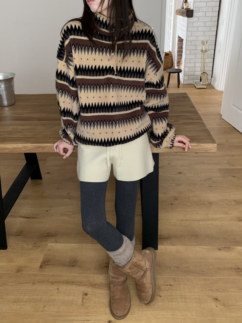 Flatyou - Korean Women Fashion - #womensfashion - Vintage Fleece Sweatshirt - 4