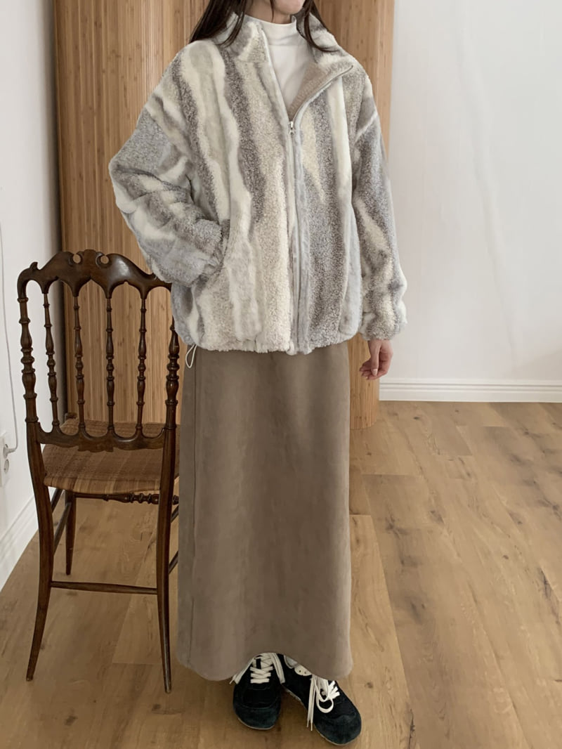 Flatyou - Korean Women Fashion - #momslook - Snow Fleece Jumper - 2
