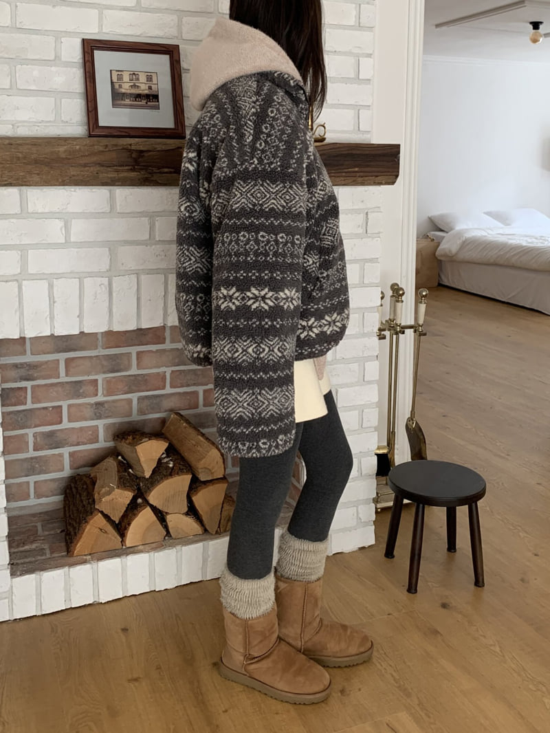 Flatyou - Korean Women Fashion - #momslook - Hooded Knit Muffler - 3
