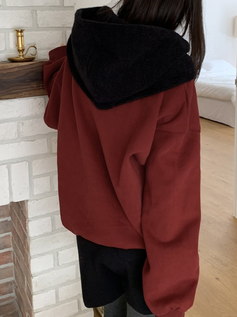 Flatyou - Korean Women Fashion - #pursuepretty - Hooded Knit Muffler - 8