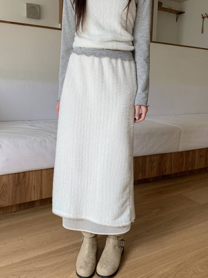 Flatyou - Korean Women Fashion - #shopsmall - Sheer Soft Skirt