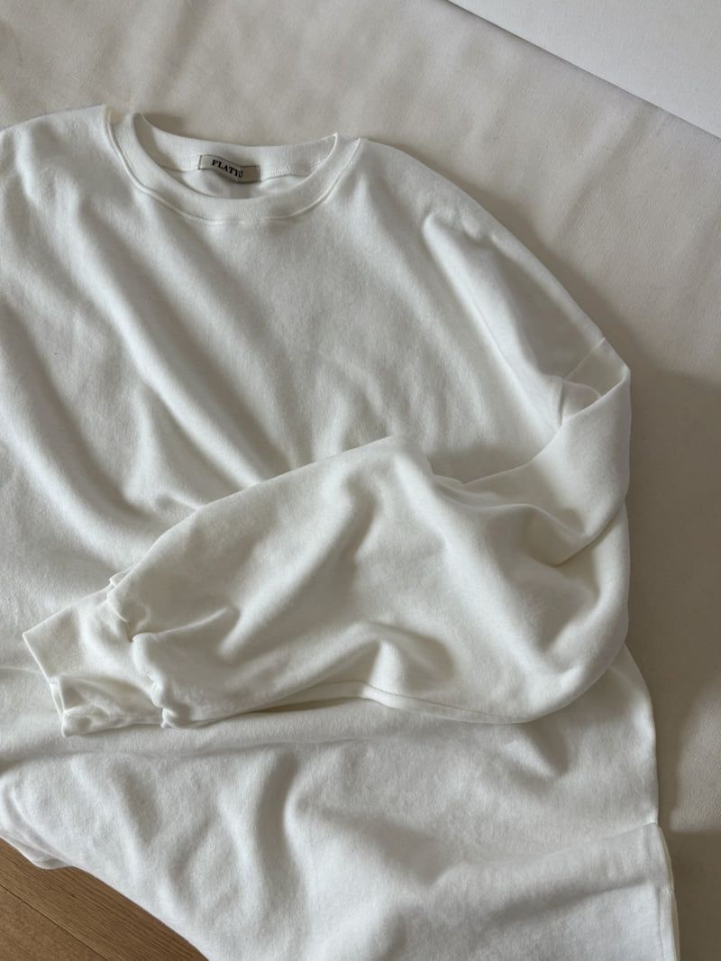 Flatyou - Korean Women Fashion - #thelittlethings - Peach Fleece Long Sweatshirt Tee - 8