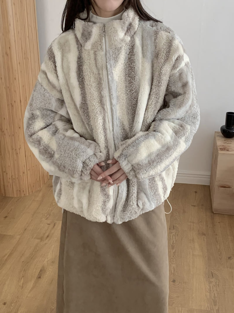 Flatyou - Korean Women Fashion - #vintageinspired - Snow Fleece Jumper - 8