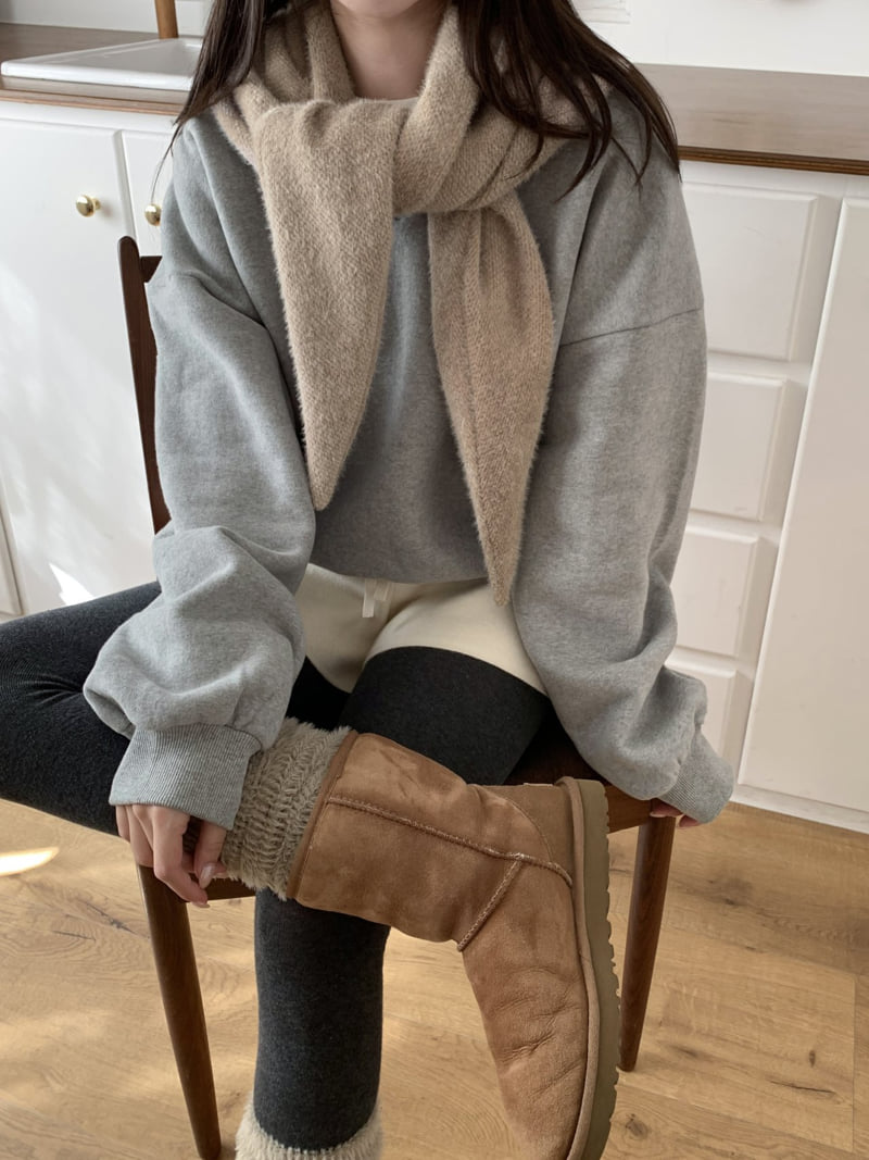 Flatyou - Korean Women Fashion - #vintageinspired - Hooded Knit Muffler - 6