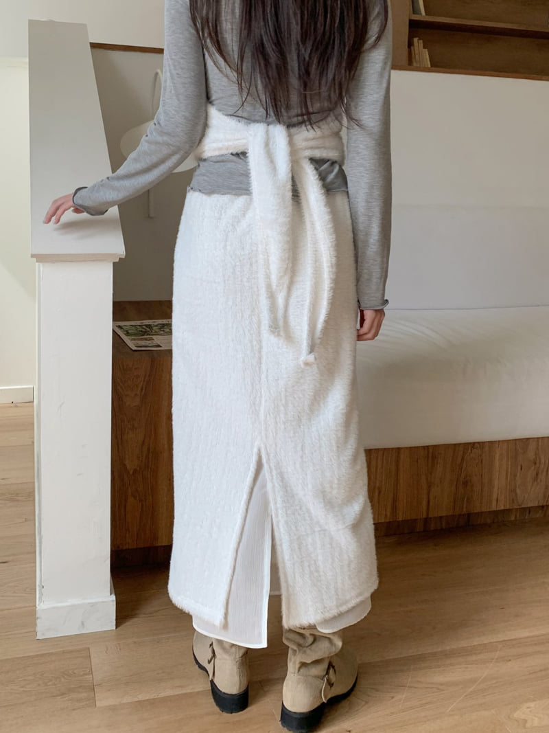 Flatyou - Korean Women Fashion - #womensfashion - Sheer Soft Skirt - 7