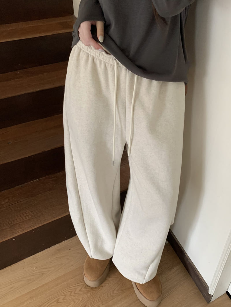Flatyou - Korean Women Fashion - #womensfashion - Cozy Double Fleece Pants - 11