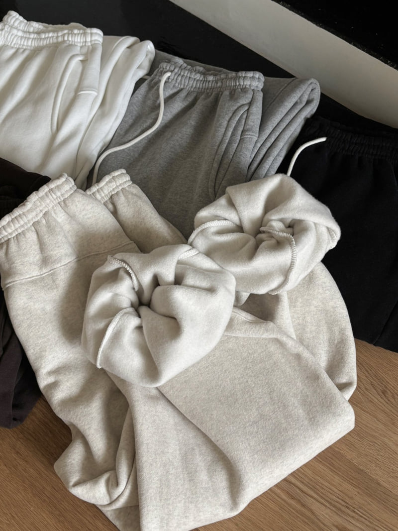 Flatyou - Korean Women Fashion - #womensfashion - Cozy Double Fleece Pants - 3