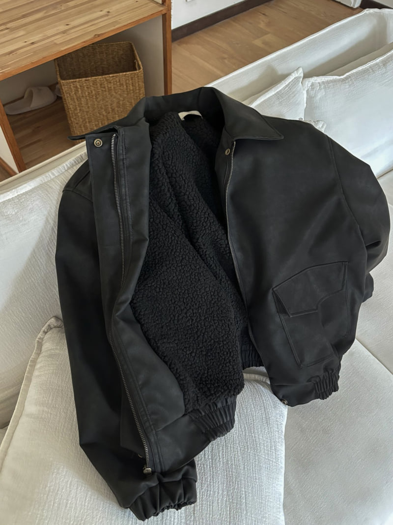 Flatyou - Korean Women Fashion - #womensfashion - Mild Shearling Blouson