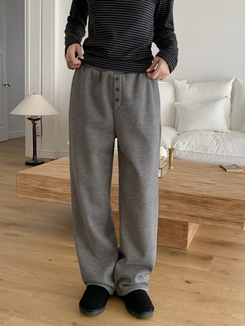 Flatyou - Korean Women Fashion - #womensfashion - Knit Fleece Pants - 3