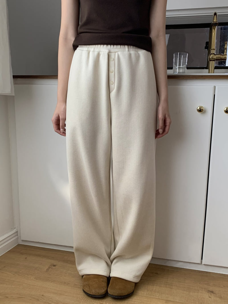 Flatyou - Korean Women Fashion - #womensfashion - Knit Fleece Pants - 9