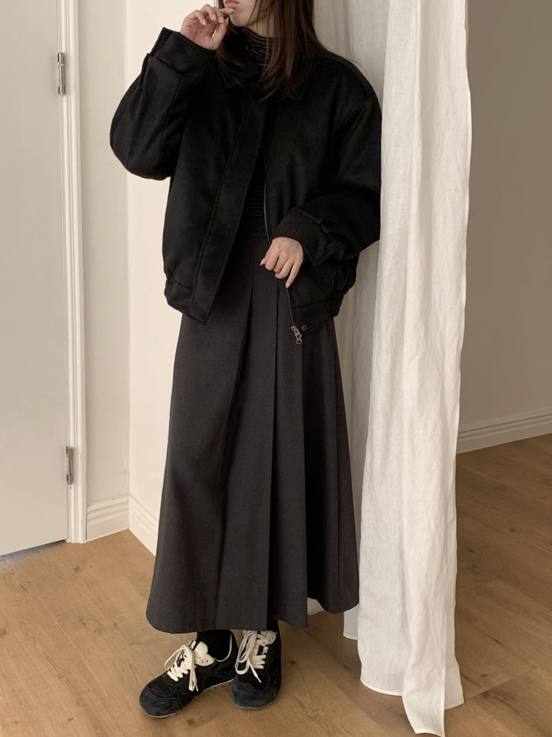 Flatyou - Korean Women Fashion - #womensfashion - Mohair Blouson - 12