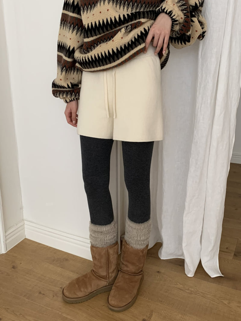 Flatyou - Korean Women Fashion - #womensfashion - Minimal Soft Knit Pants - 3