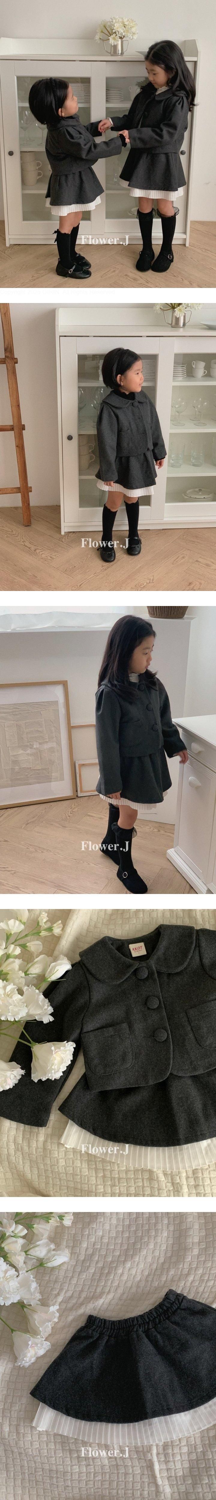 Flower J - Korean Children Fashion - #childrensboutique - Miyu Skirt