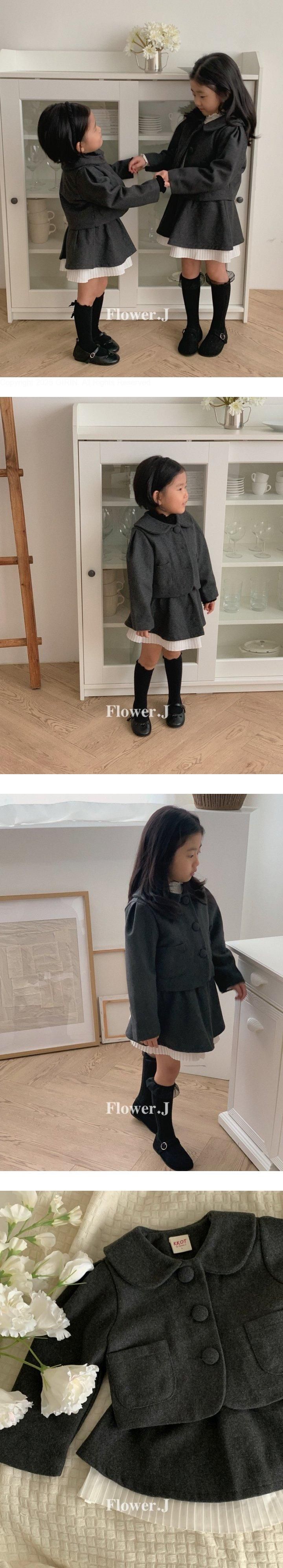 Flower J - Korean Children Fashion - #designkidswear - Miyu Jacket