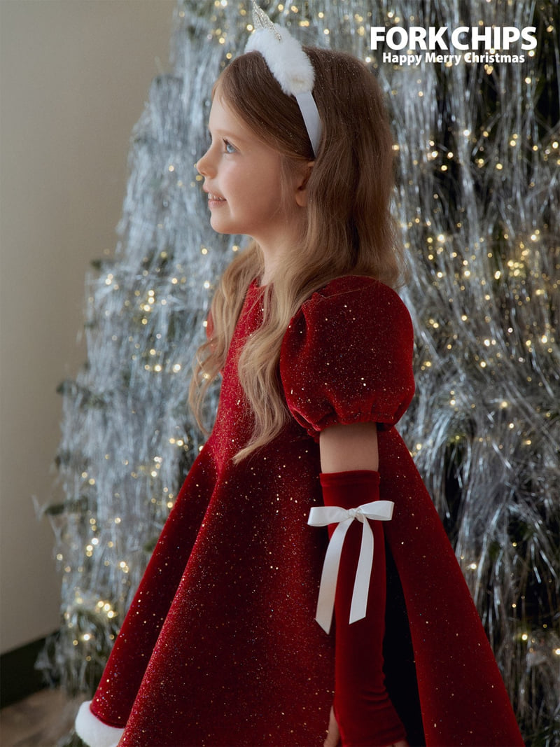 Fork Chips - Korean Children Fashion - #Kfashion4kids - Winter Ribbon Warmer