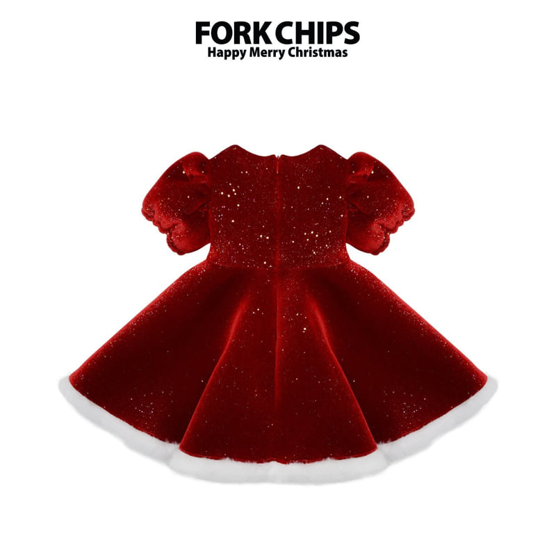 Fork Chips - Korean Children Fashion - #childofig - Crystal Dress - 2