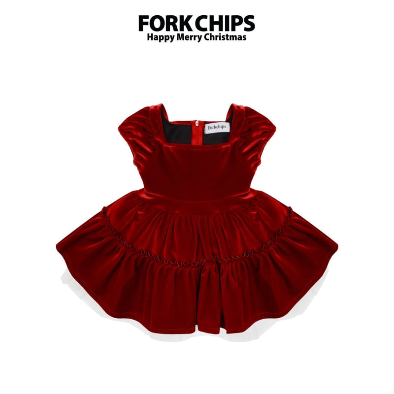Fork Chips - Korean Children Fashion - #childofig - Wonderland Dress