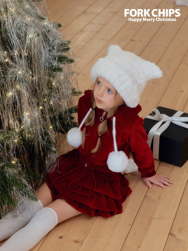 Fork Chips - Korean Children Fashion - #designkidswear - Snow Beanie - 7