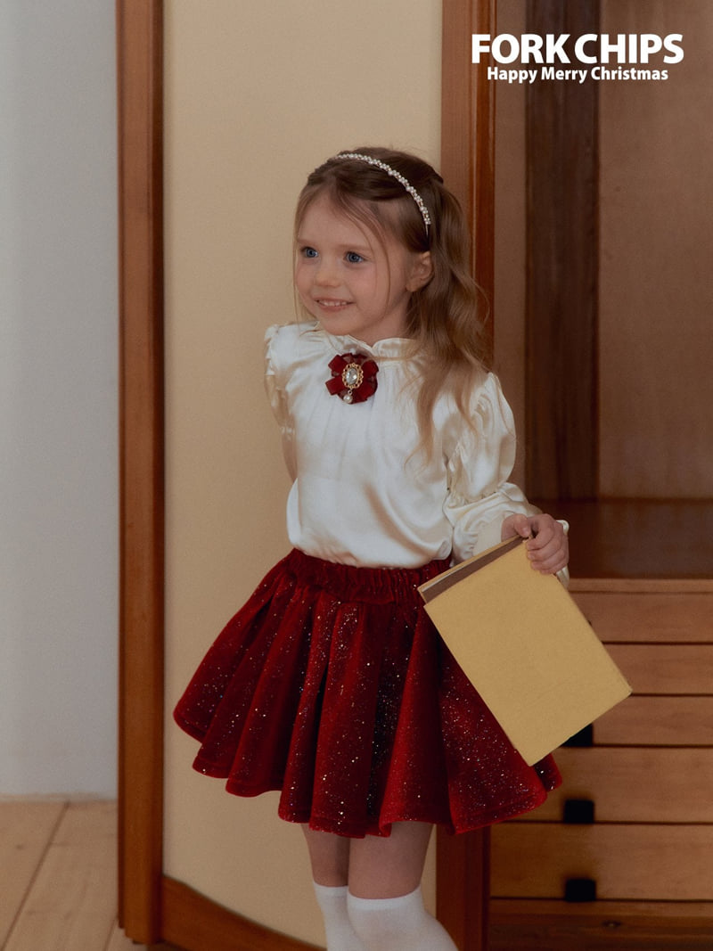 Fork Chips - Korean Children Fashion - #discoveringself - Royal Blouse - 7
