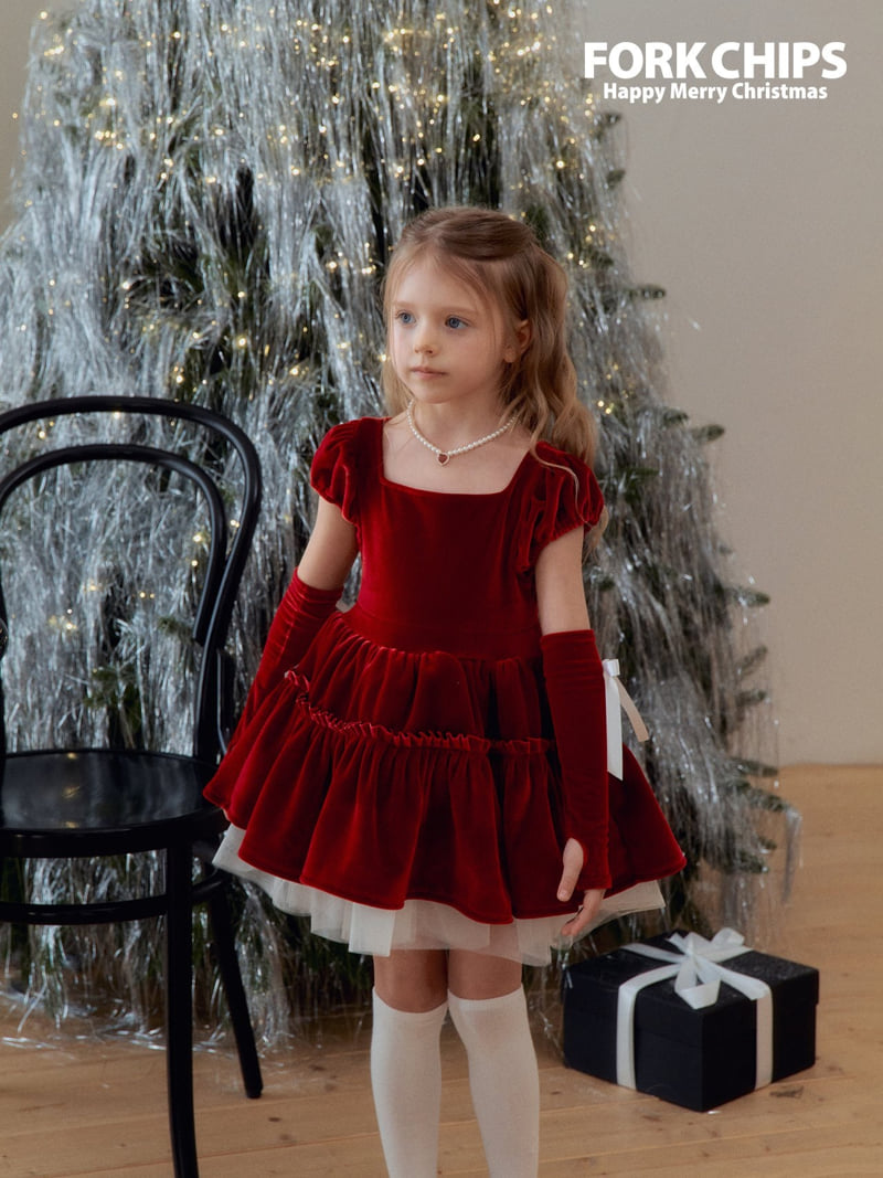 Fork Chips - Korean Children Fashion - #kidsstore - Wonderland Dress - 8