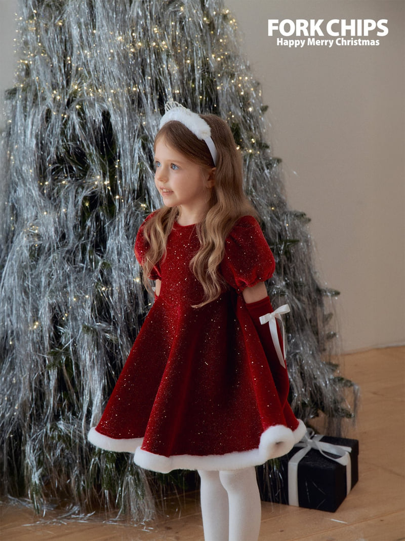Fork Chips - Korean Children Fashion - #kidzfashiontrend - Crystal Dress - 10