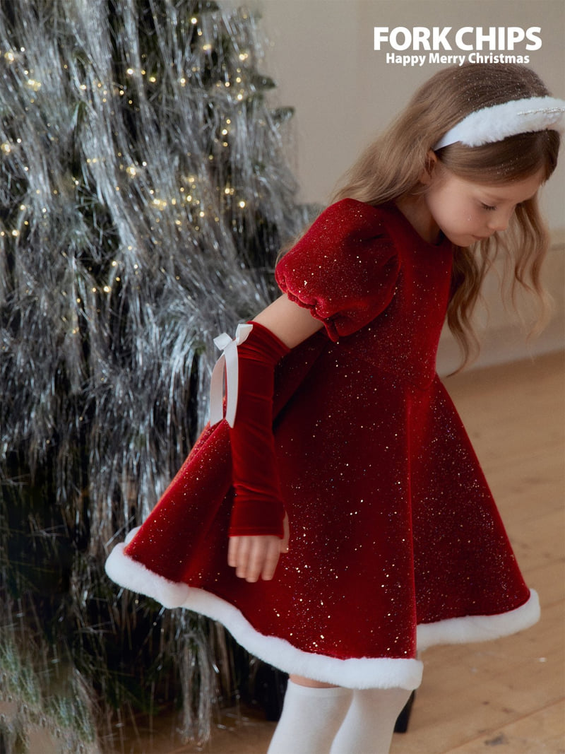 Fork Chips - Korean Children Fashion - #littlefashionista - Crystal Dress - 12