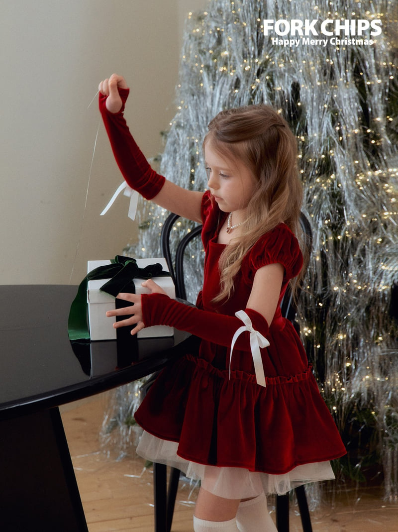 Fork Chips - Korean Children Fashion - #littlefashionista - Wonderland Dress - 11