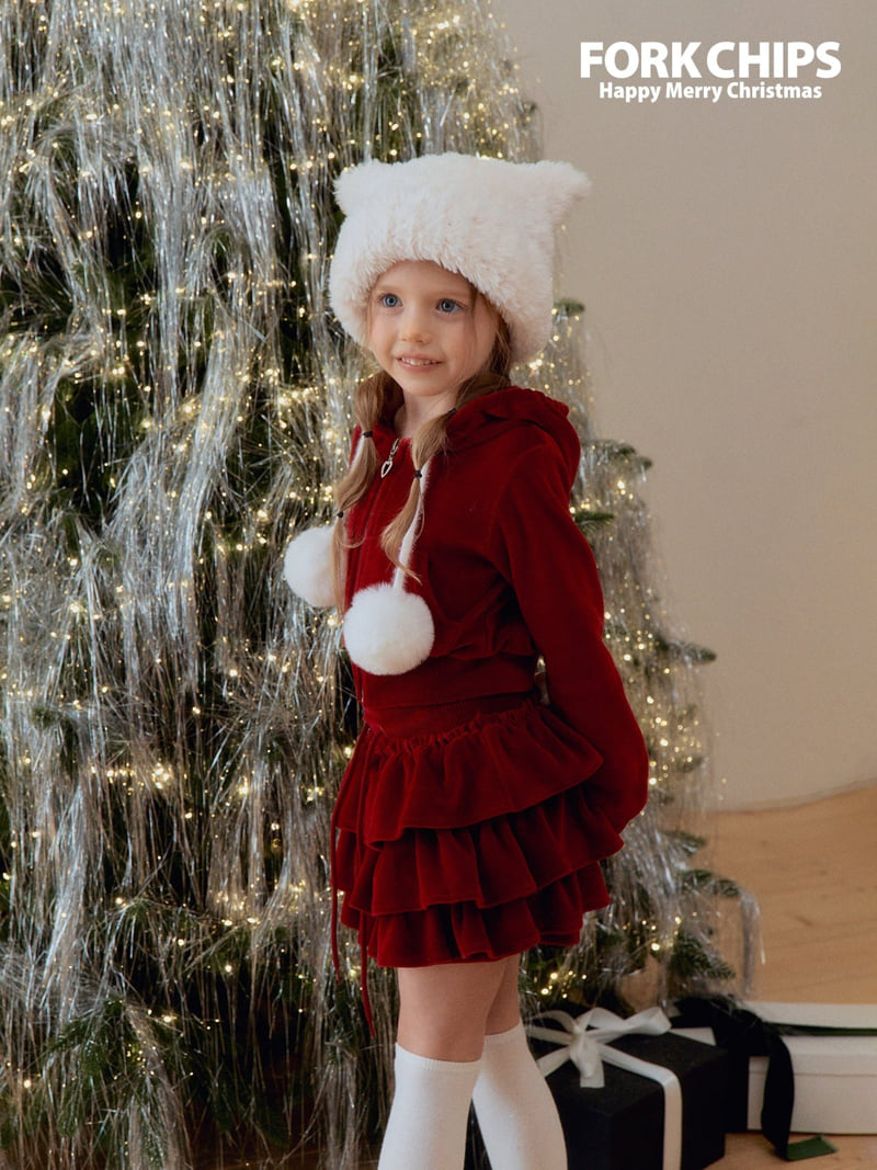Fork Chips - Korean Children Fashion - #minifashionista - Snow Beanie - 2