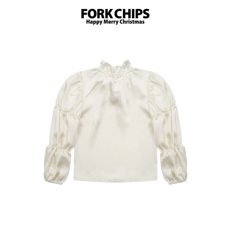 Fork Chips - Korean Children Fashion - #prettylittlegirls - Royal Blouse - 2