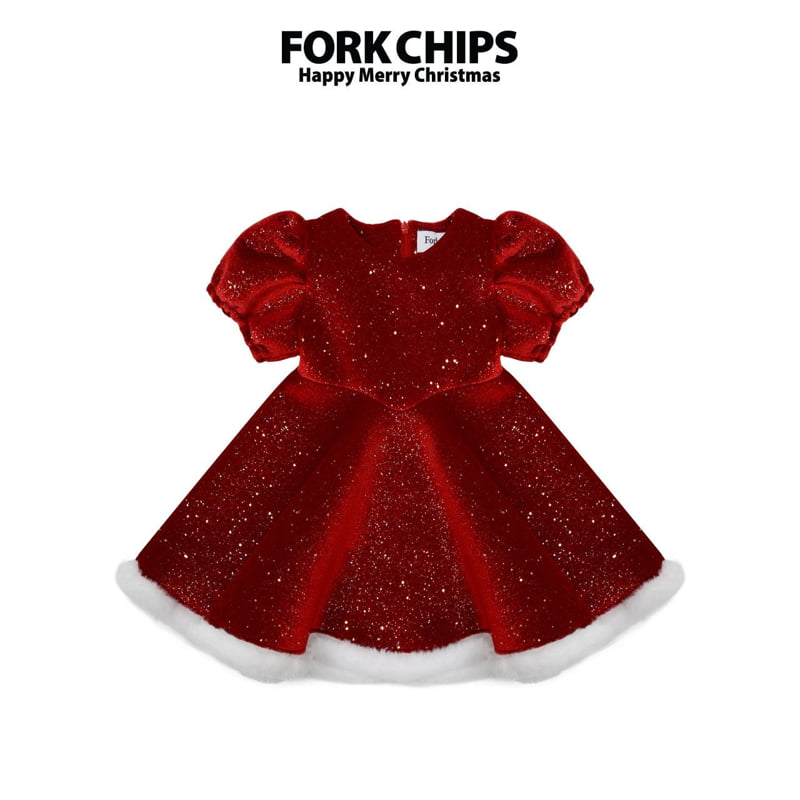 Fork Chips - Korean Children Fashion - #prettylittlegirls - Crystal Dress