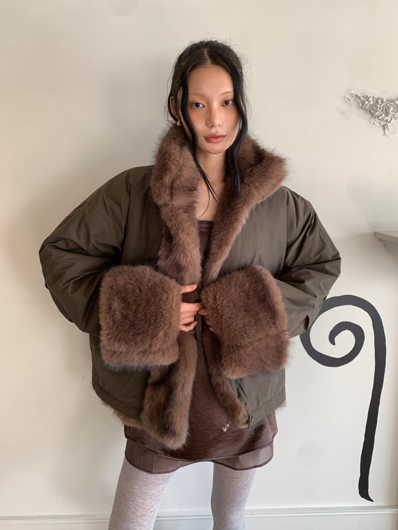 Foundation - Korean Women Fashion - #momslook - Spring Reversible Faux Jacket - 10