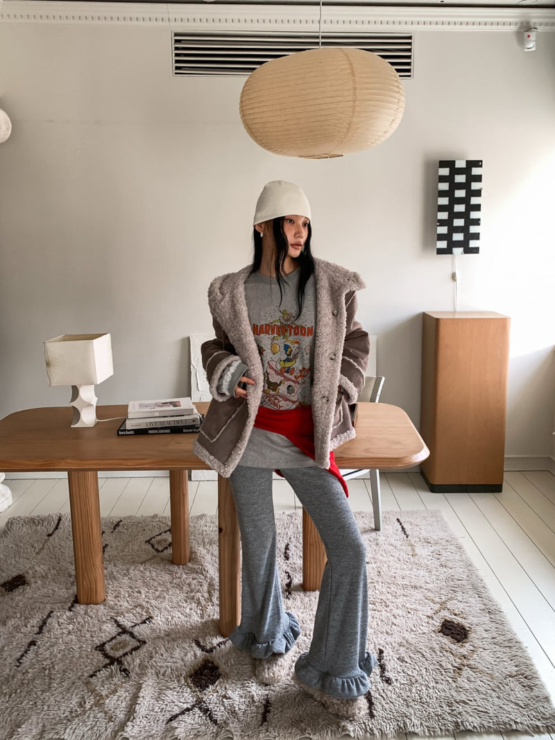 Foundation - Korean Women Fashion - #restrostyle - Barrel Leggings - 6