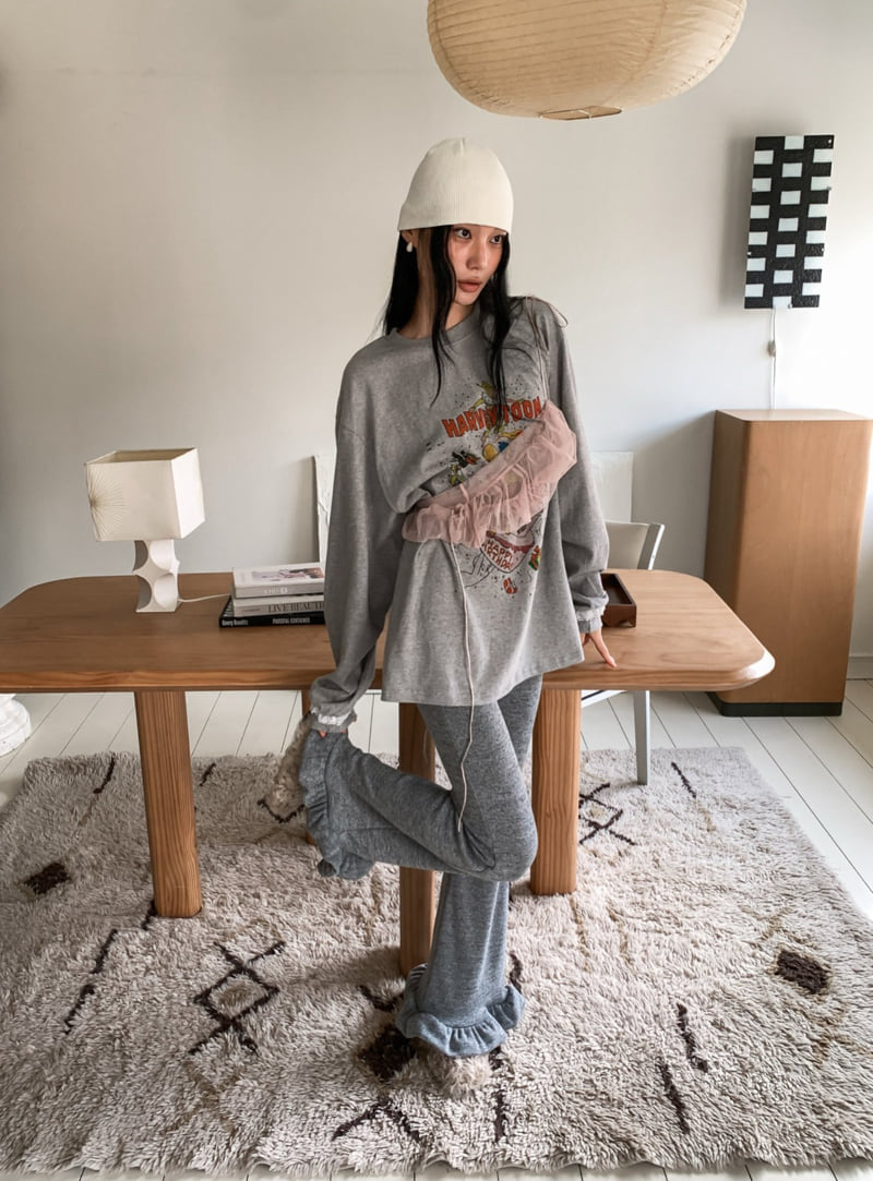Foundation - Korean Women Fashion - #romanticstyle - Barrel Leggings - 7