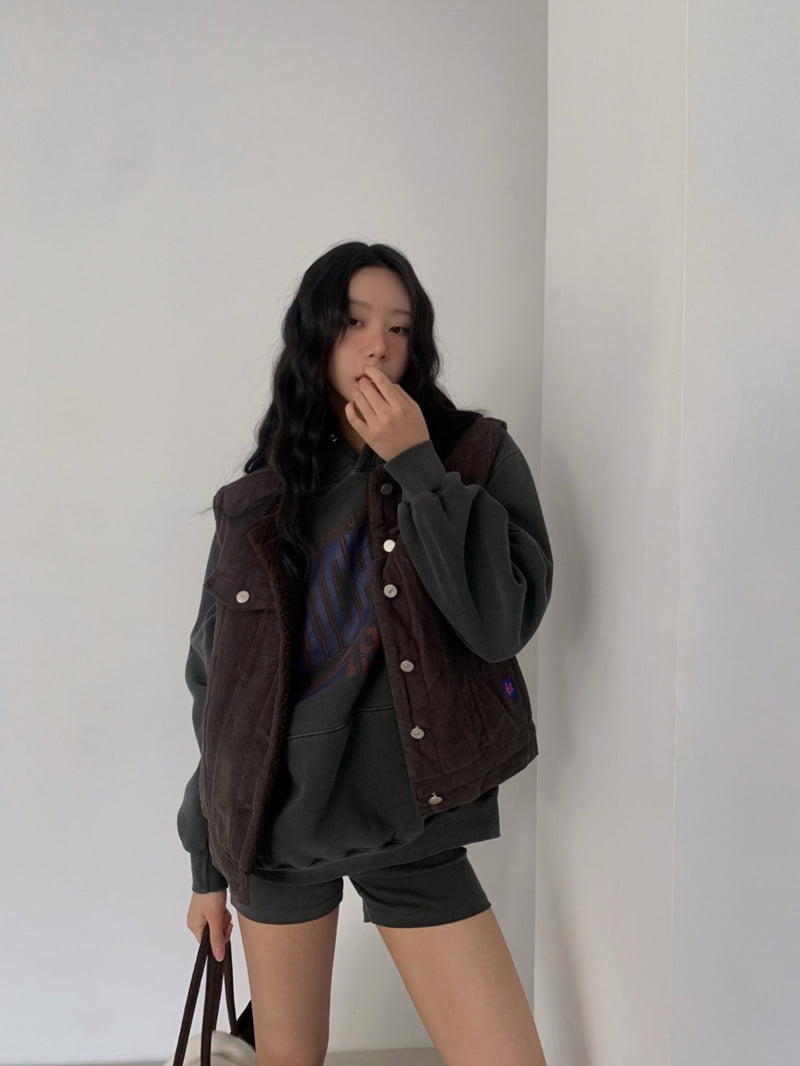 Gavara Market - Korean Women Fashion - #momslook - Cozy Shearling Vest - 6