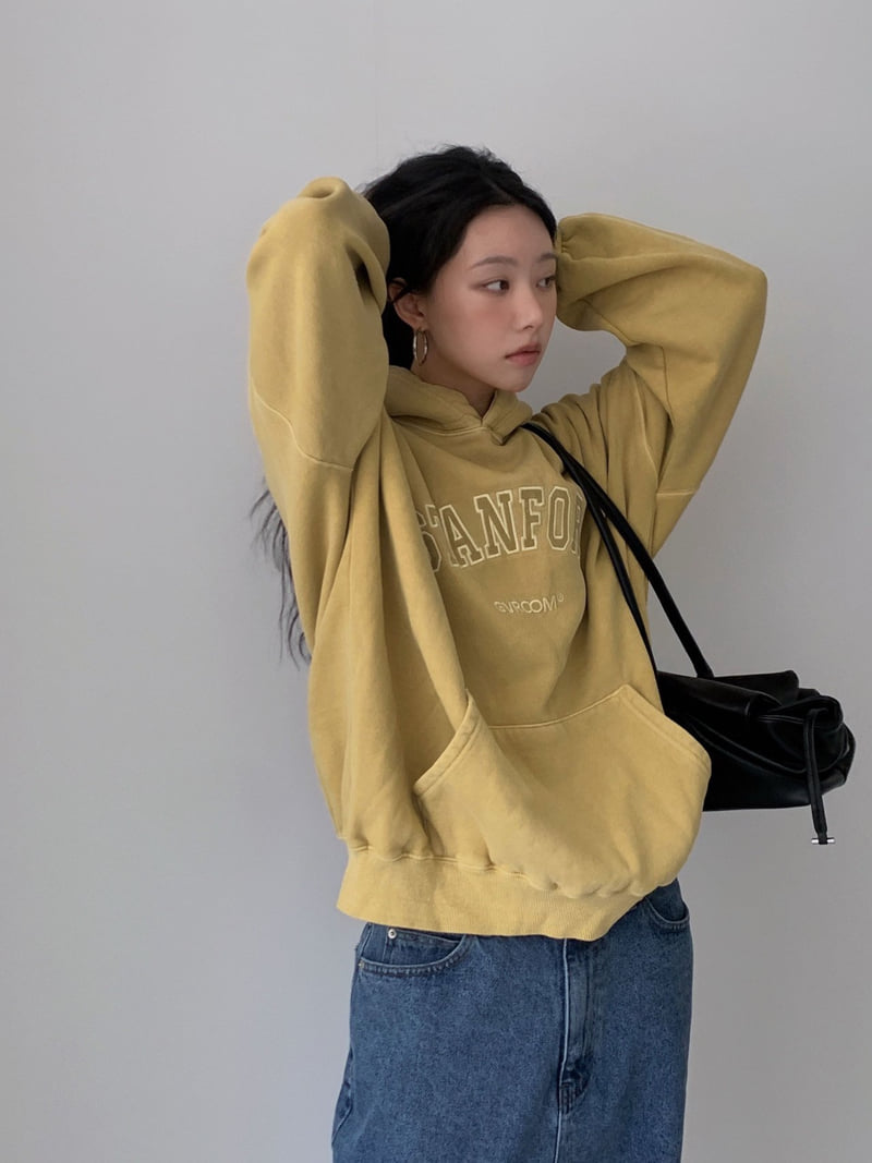 Gavara Market - Korean Women Fashion - #momslook - Stan Pig Fleece Hoodie - 5