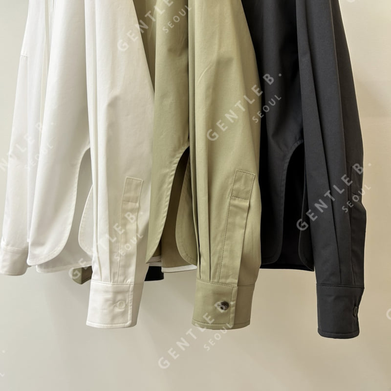 Gentle B - Korean Women Fashion - #momslook - Tie Neck Shirt