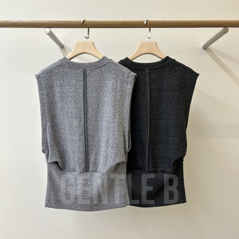 Gentle B - Korean Women Fashion - #momslook - Gauze Terry Vest - 7