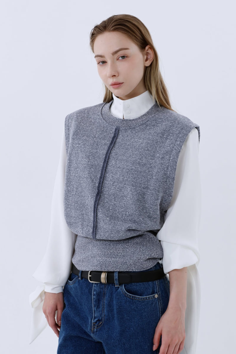 Gentle B - Korean Women Fashion - #pursuepretty - Gauze Terry Vest