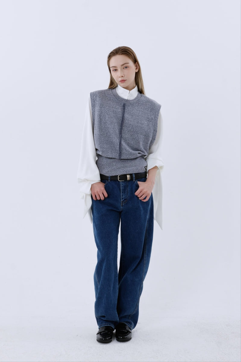 Gentle B - Korean Women Fashion - #restrostyle - Gauze Terry Vest - 2