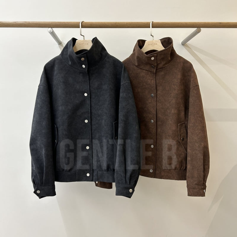 Gentle B - Korean Women Fashion - #restrostyle - Prime Suede Jacket