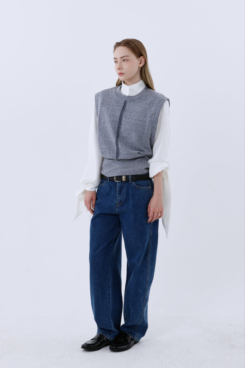 Gentle B - Korean Women Fashion - #romanticstyle - Gauze Terry Vest - 3
