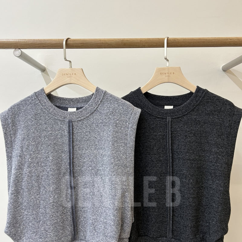 Gentle B - Korean Women Fashion - #romanticstyle - Gauze Terry Vest - 4