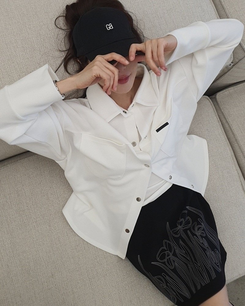 Gentle B - Korean Women Fashion - #thatsdarling - Workwear Jacket - 6