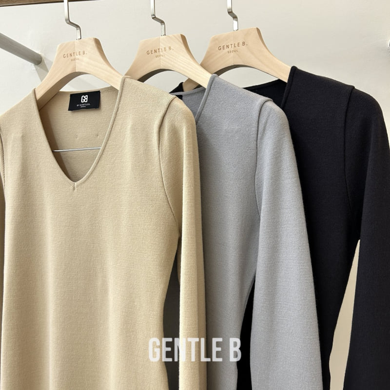 Gentle B - Korean Women Fashion - #thelittlethings - Attention V-Neck Knit - 9