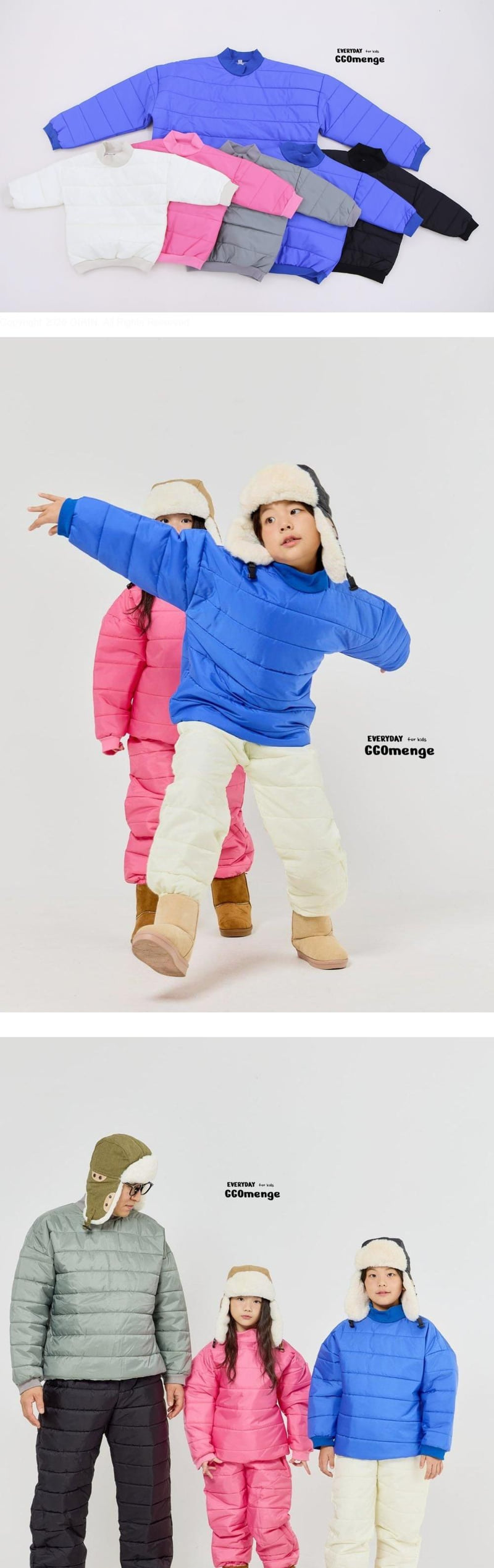 Ggomenge - Korean Children Fashion - #kidsstore - Waterproof Padded Sweatshirt (Junior) - 2