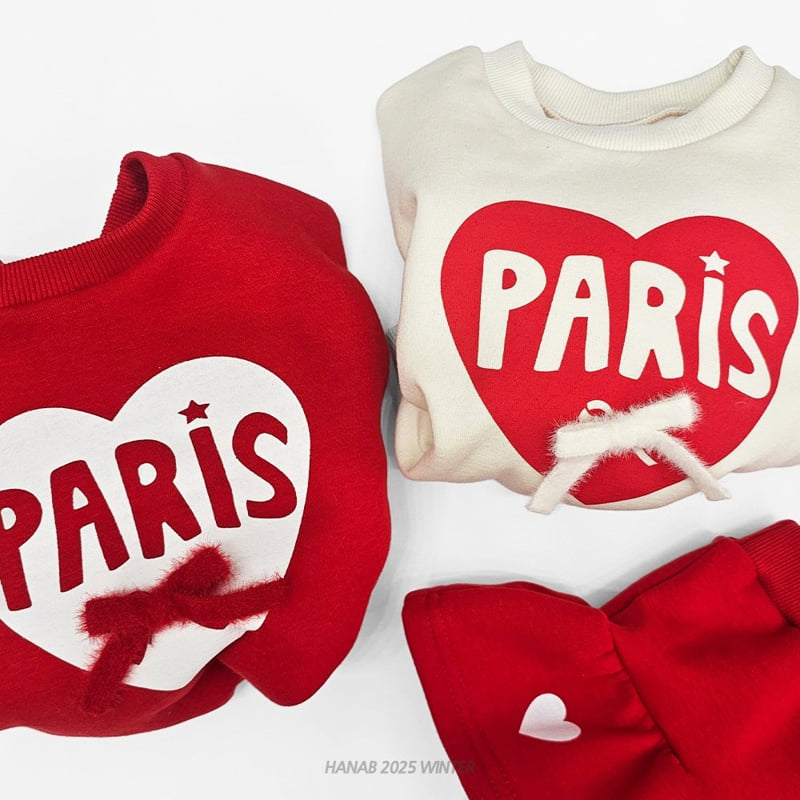 Hanab - Korean Children Fashion - #discoveringself - Paris Heart Set - 6
