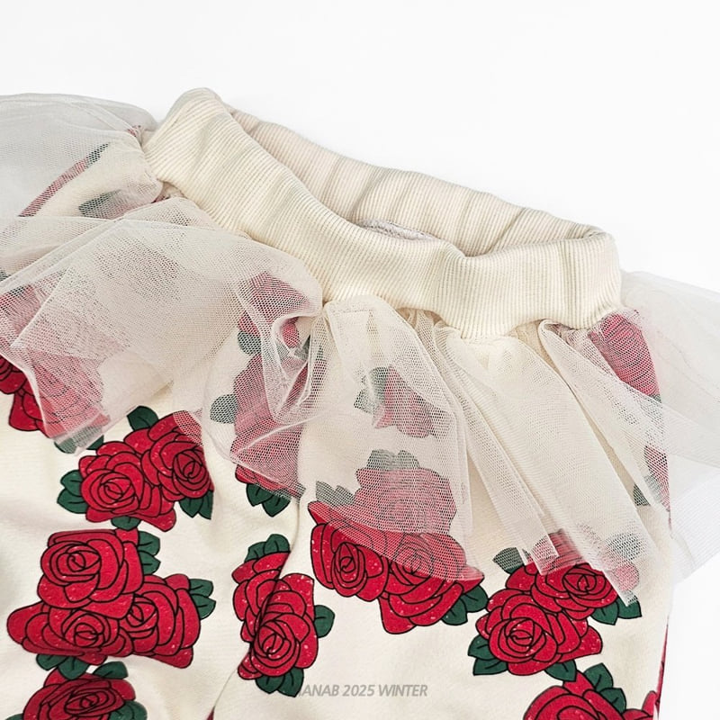Hanab - Korean Children Fashion - #kidsshorts - Lace Rose Set - 9
